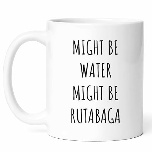 Might Be Rutabaga Mug - Root Vegetable Coffee Cup -