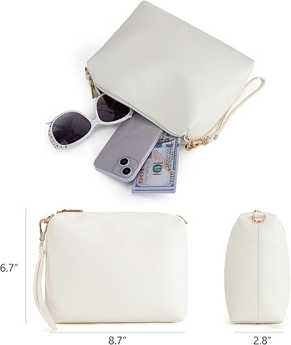 Miniatura 6 de Montana West - Bolso para mujer tipo hobo, ultra suave, plegable, con monedero