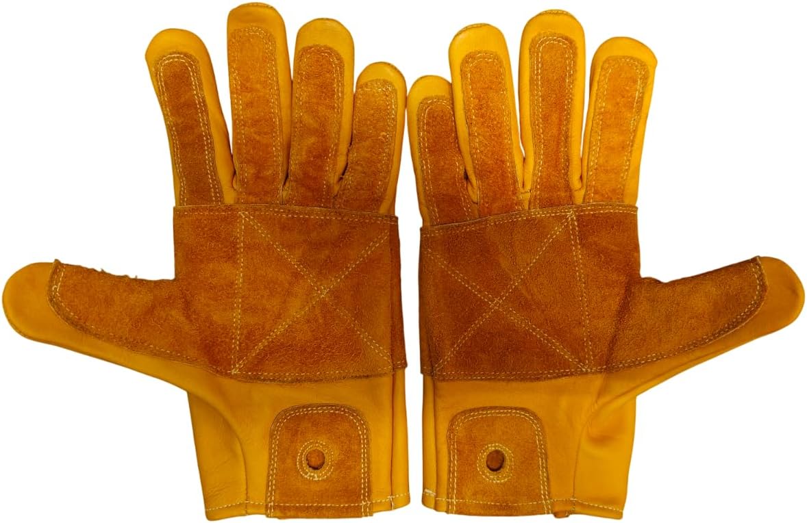Colorado Glove Company Adventure Gloves for Ziplining, Rappelling, Belay, Canyoneering & Work, Double Palm, Sewn with Kevlar AG900K
