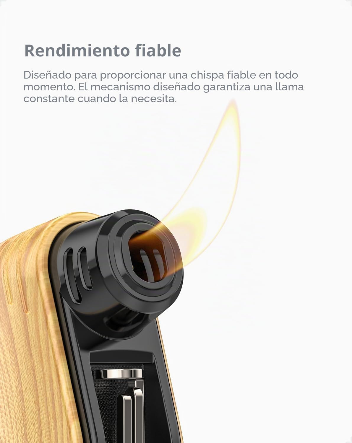 VVAY Mechero para Pipa con Llama Lateral, Gas Recargable – Sin Gas Butano Incluido