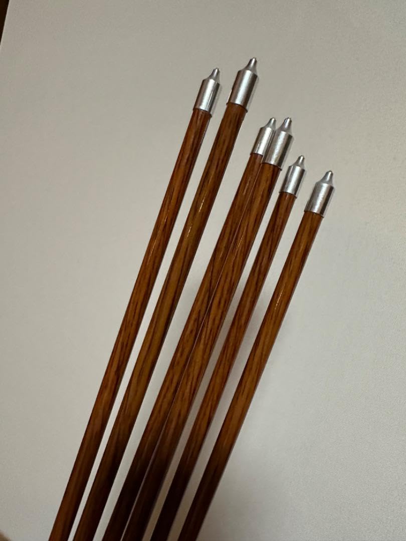 Amazon.co.jp: 弓道 ハヤブサカーボン矢 6本組黒手羽 7622 90cm 