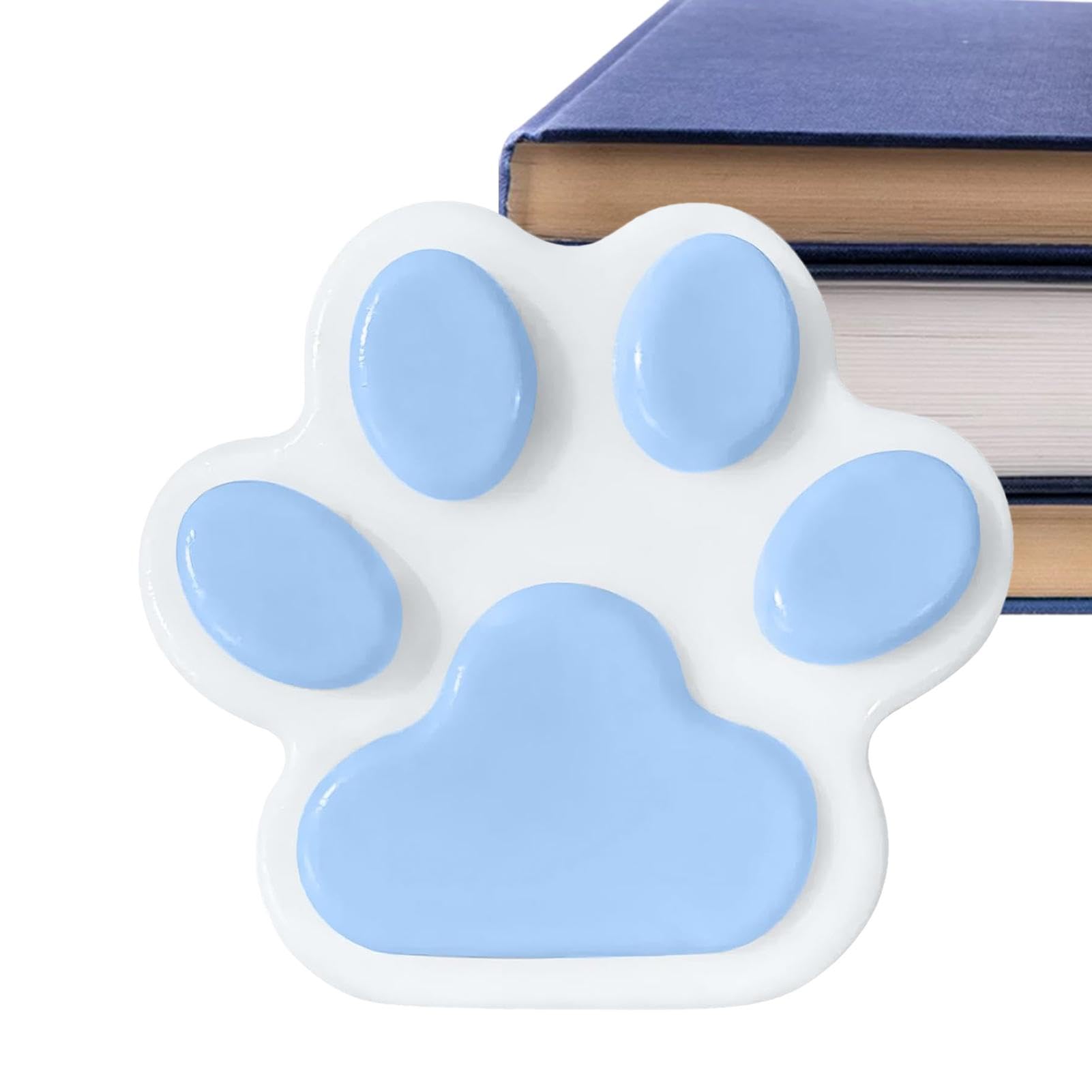 Juguete Anti-estrés Squishy Pata De Gato De 14 Cm – Gel Transparente Con Efecto Sal Marina, Ideal Para Relajarse En Casa U Oficina