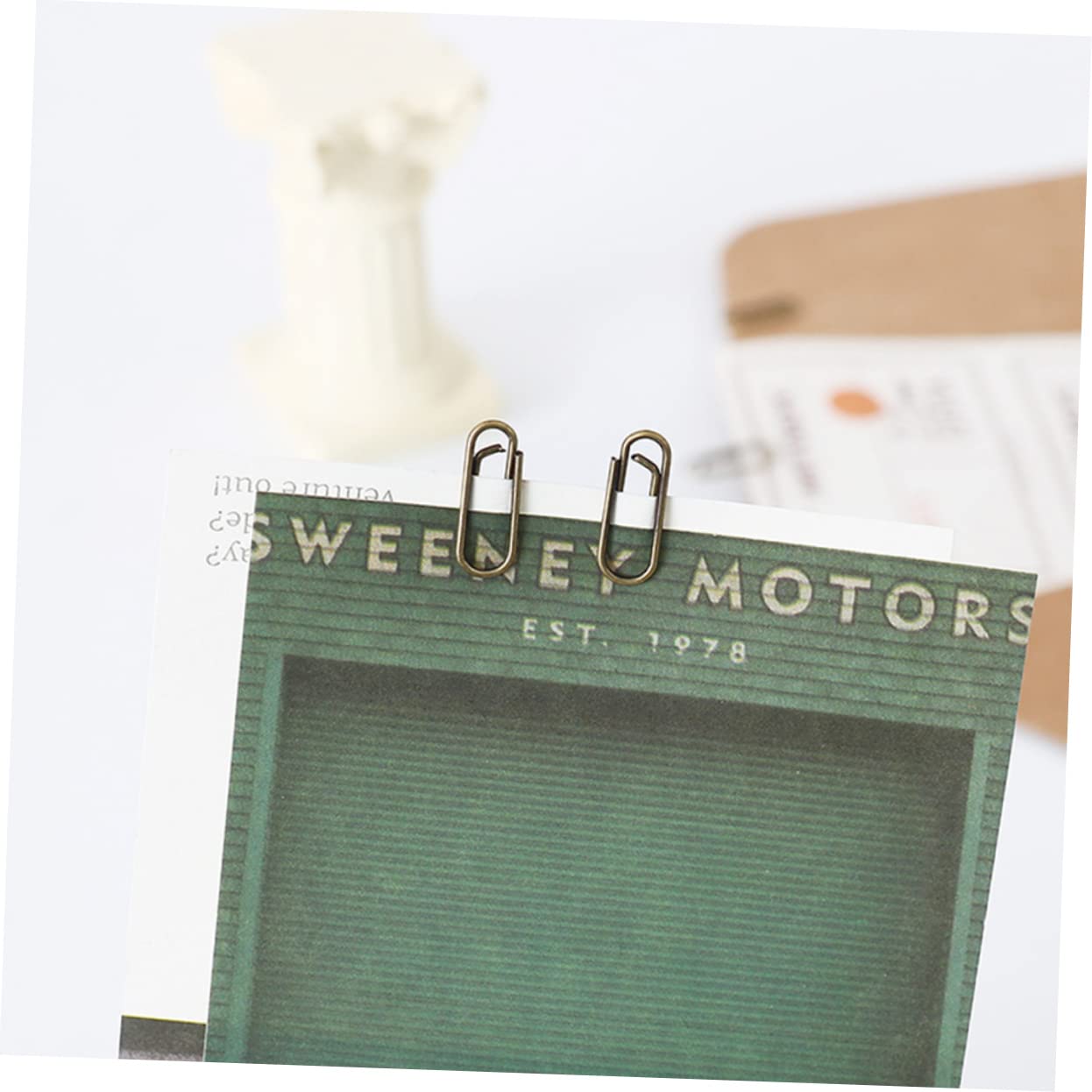 SHINEOFI 500pezzi Graffette Metalliche Retro Per Ufficio e Scuola Clip Per Documenti Multiuso Struttura Robusta e Affidabile Facili Da Usare