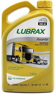 Óleo Lubrax Avante 10w40 Motor Diesel Api Ch-4 Sintetico 3l