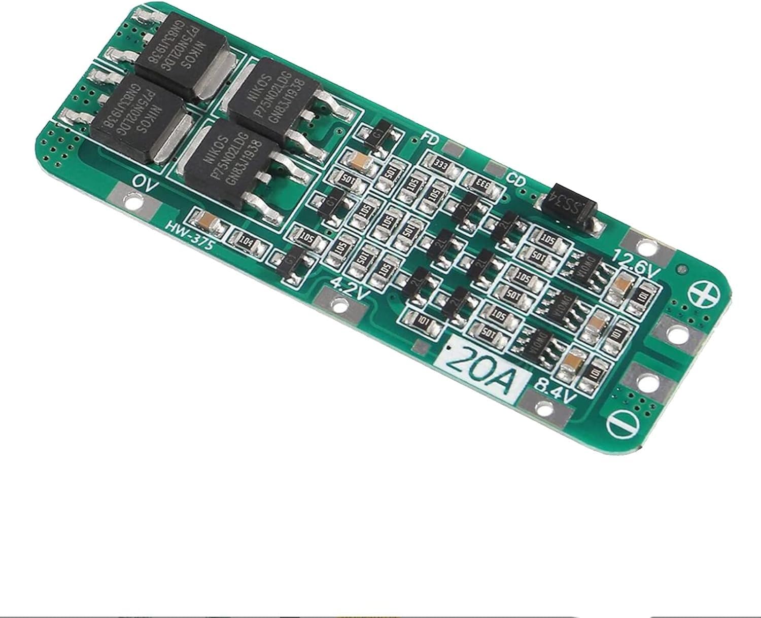 See full amazon price history chart for BITSKY INDIA 3S 20A 11.1V -12.6V BMS 18650 Li-ion Lithium Battery Charger Module BMS Protection Board PCB 11.1V 12V 12.6V Module Over-Discharge/Over-Current BITSKY INDIA 3S 20A 11.1V -12.6V BMS 18650 Li-ion Lithium Battery Charger Module BMS Protection Board PCB 11.1V 12V 12.6V Module Over-Discharge/Over-Current (B0D3Y2DXR1) Amazon Price History, Amazon Price Tracker