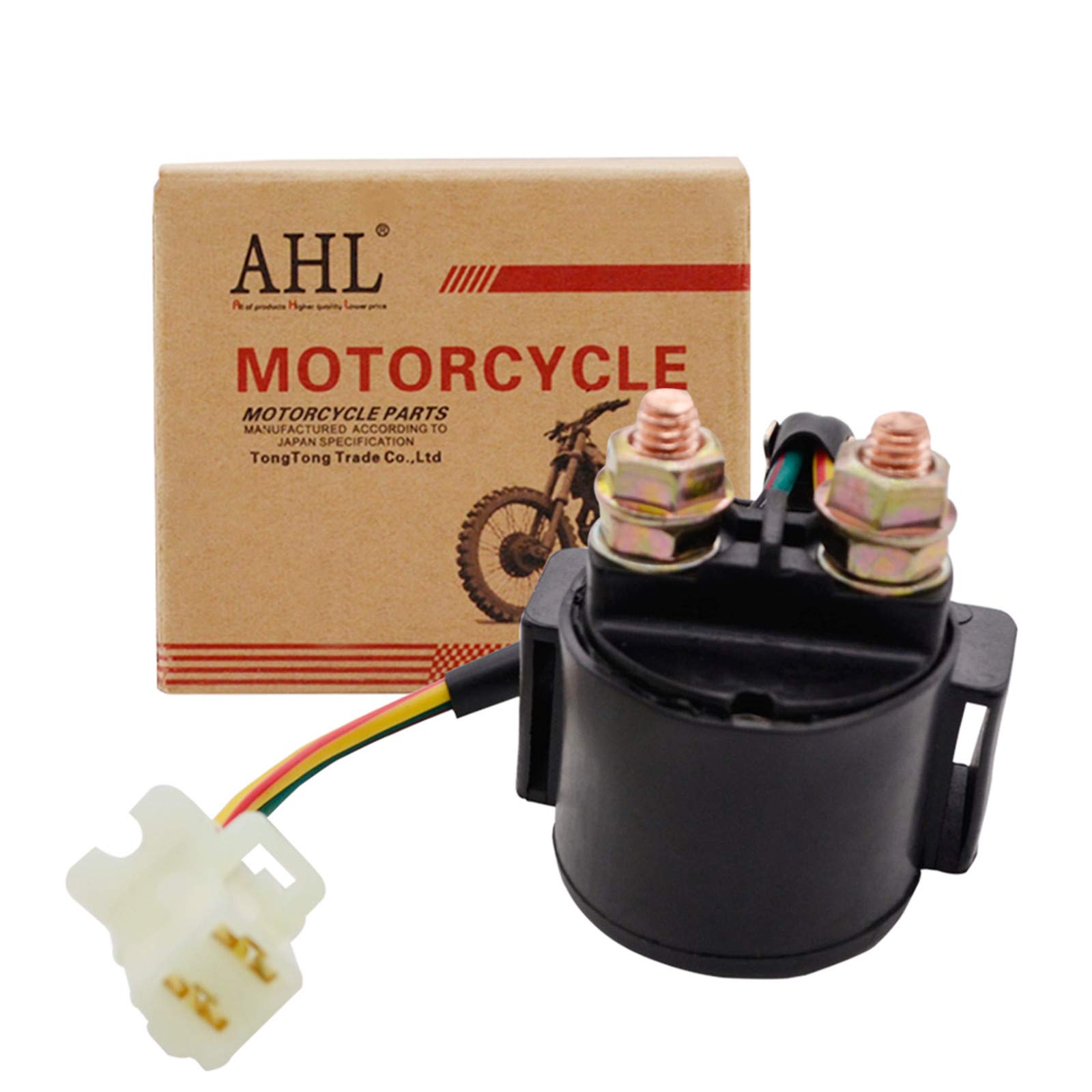 AHL- Motocicleta Solenoide Relé De Arranque para HYOSUNG MS1-125 MS1 125 MS3-250 MS3 250 RT125 RT125D