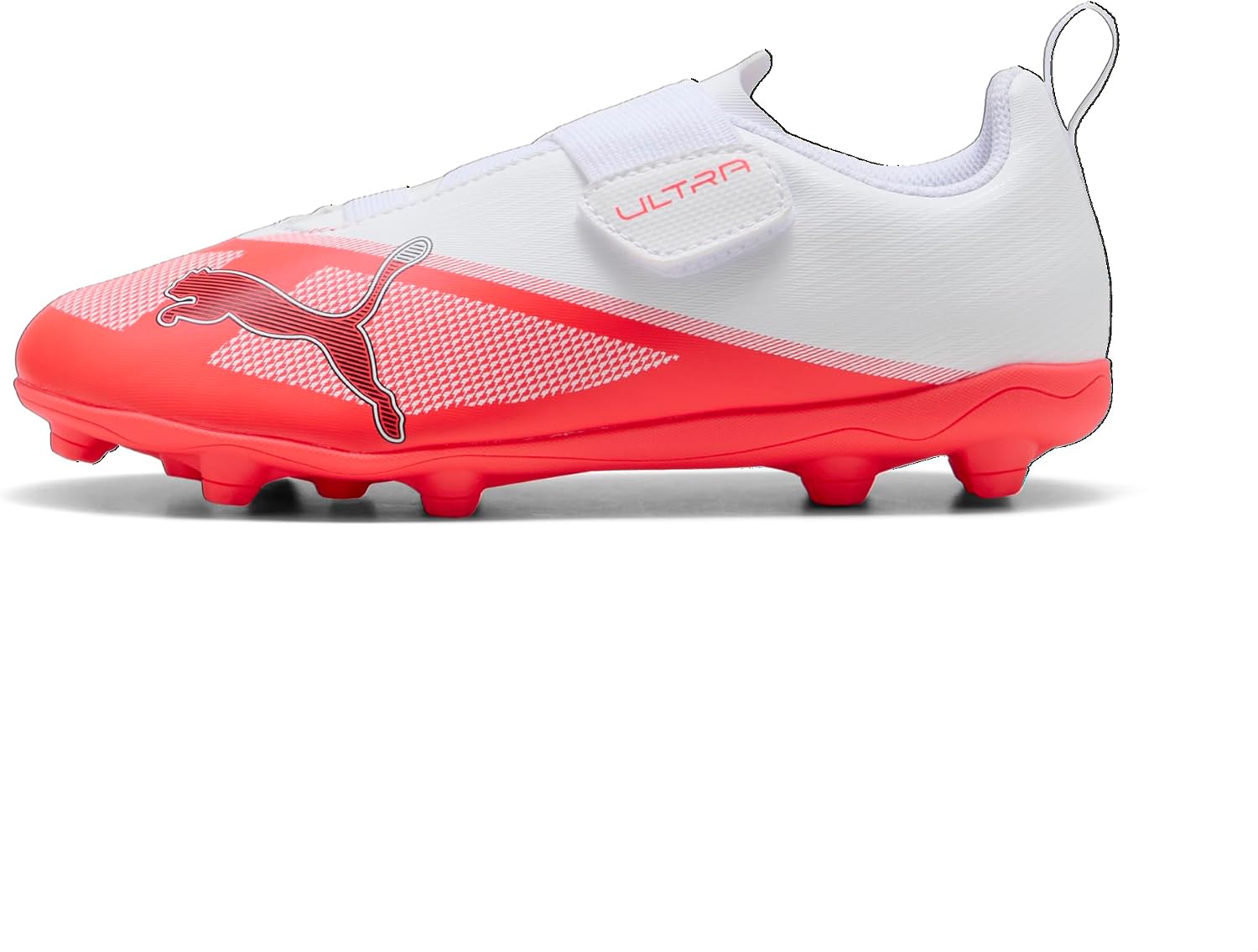 Puma Unisex-Child Ultra 7 Play Firm Ground Artificial Ground Hook and Loop Soccer Cleats