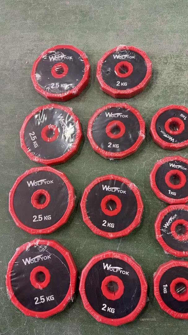 Wolfyok ダンベルセット 30kg（15kgx2セット） ダンベル 可変式