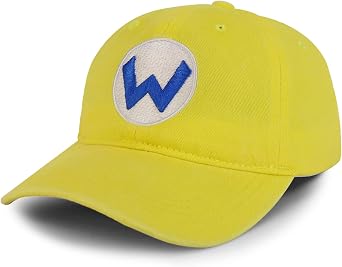 Armycrew Mario Luigi Embroidered Pigment Dyed Cosplay Costume Ball Cap