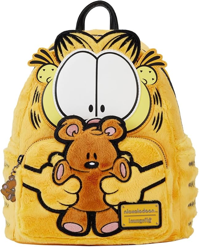 Garfield and Pooky Plush Mini Backpack, Black