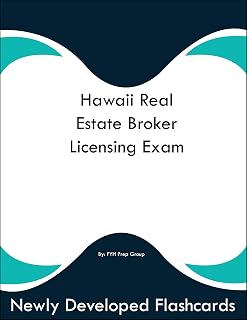 Hawaii Real Estate Broker Licensing Exam Study Guide Flashcards