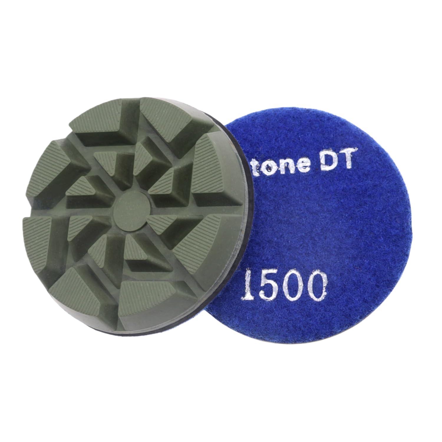 Diamond Polishing Pucks for Floor Grinding Machine, 3 Inch Resin Bond Discs for Concrete, Terrazzo, Marble, Granite, 1500#, 9PCS