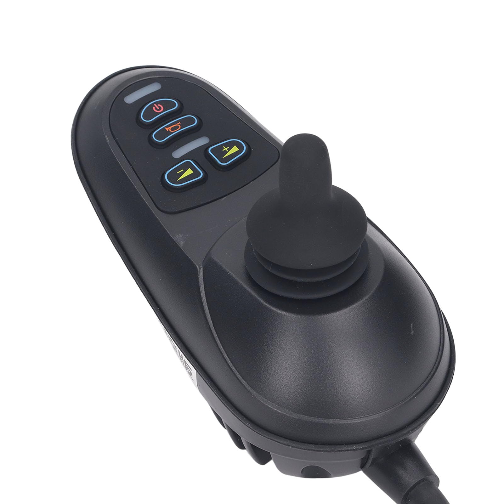 Controlador de Palanca de Mando para Silla de Ruedas Eléctrica Profesional Cepillada, Motores de CC de 50 a Y 24 V Aplicables con Conector de Freno Electromagnético, Accesorios Prácticos para Sillas D