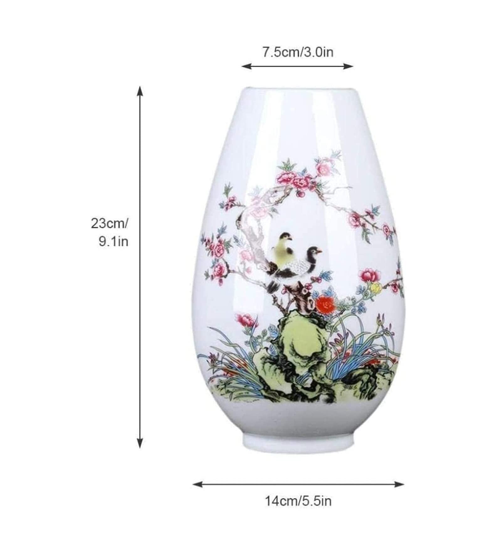Vasen Vase aus Keramik, handgefertigt, klassisch, kreativ, for trockene Blumen, Dekoration, Kunst, Haushalt, Wohnzimmer, Schlafzimmer, Büro, Desktop Deko