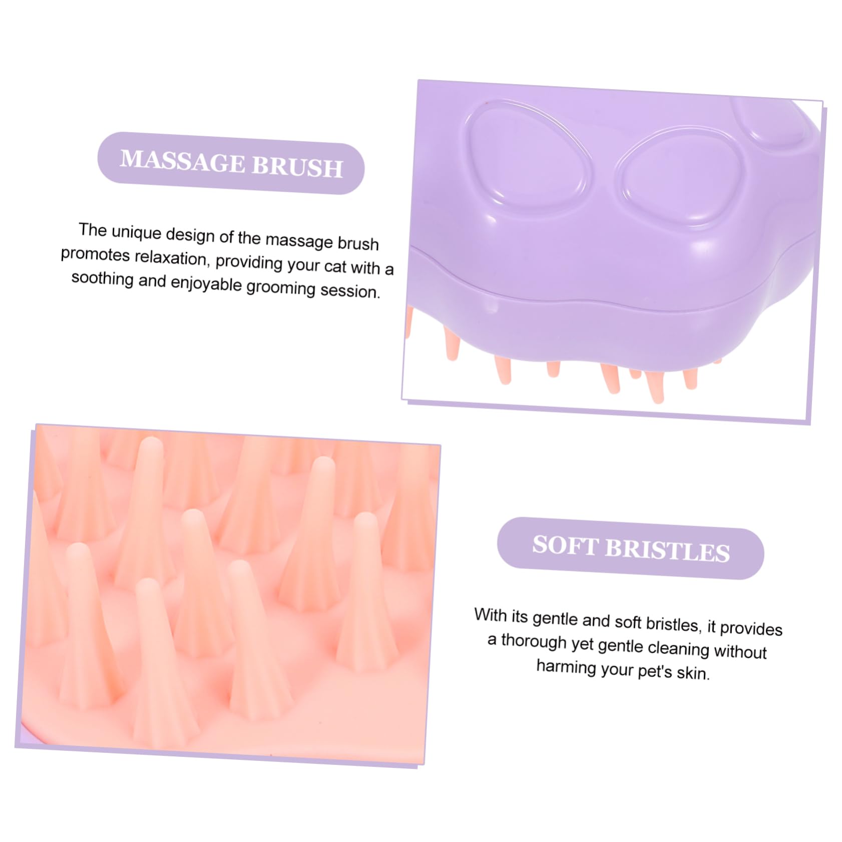 INOOMP 5stücke Cat Steamer Brush Multifunktionale Katzenbürste Mit Dampfreinigung Sanfte Massage Und Selbstreinigung Für Fellpflege Von Katzen Und Hunden