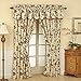Waverly Felicite Floral Pattern with Grimp Trim Window Valance Curtains, 50