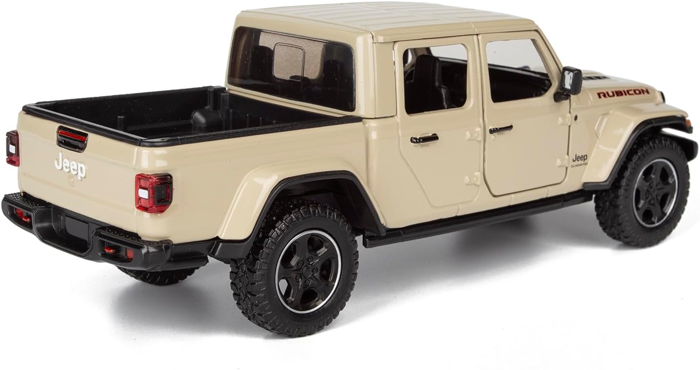 Motormax 2021 Jeep Gladiator Rubicon 1:27 Scale Diecast Model Car Gobi Sand Beige All Star Toys Exclusive 79368