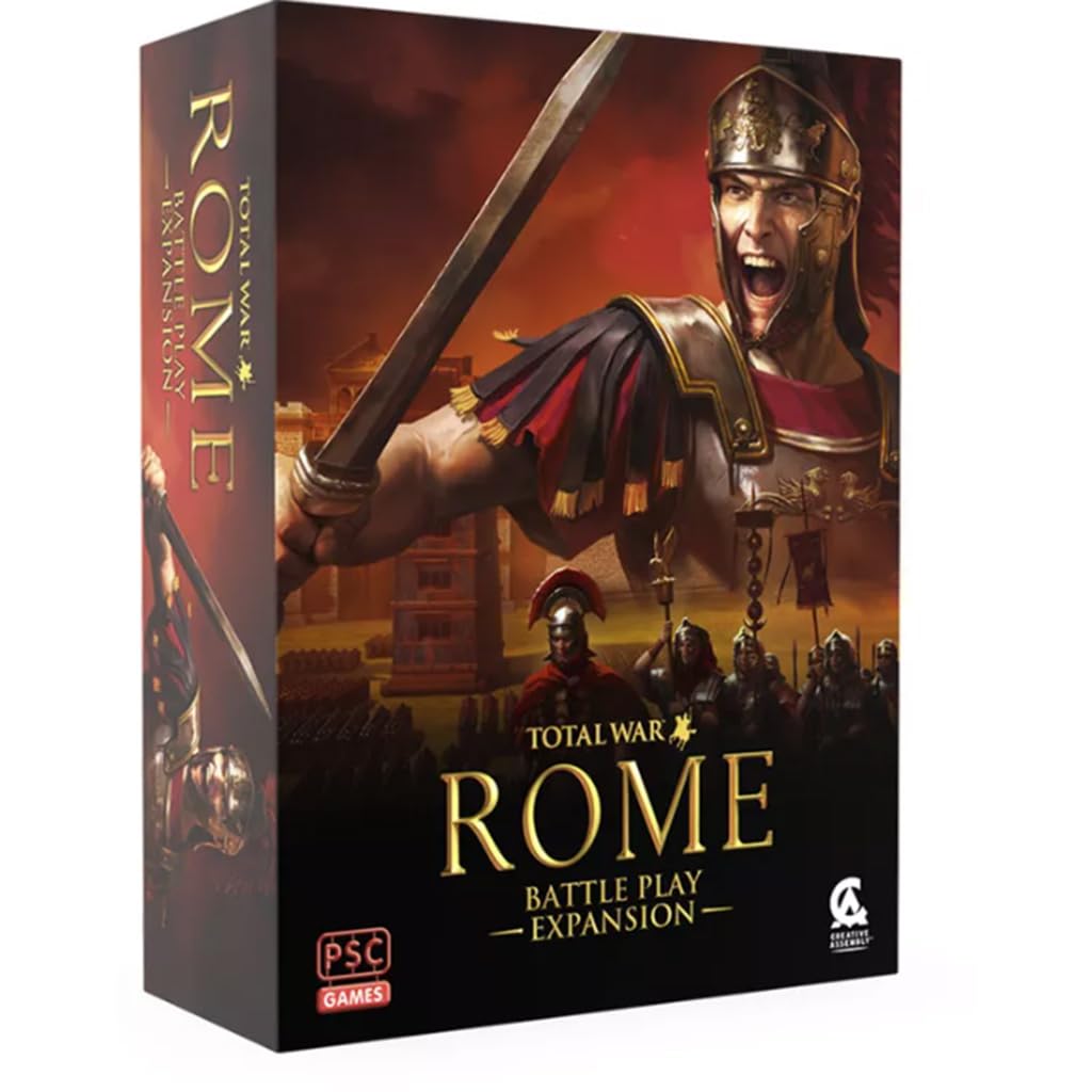Plastic Soldier Company Total War Rome The Board Game - Battle Play Expansion - Tactical Miniatures Add-On - for 1 to 4 Players | 10-15 Min Battles | Ages 10+ - English
