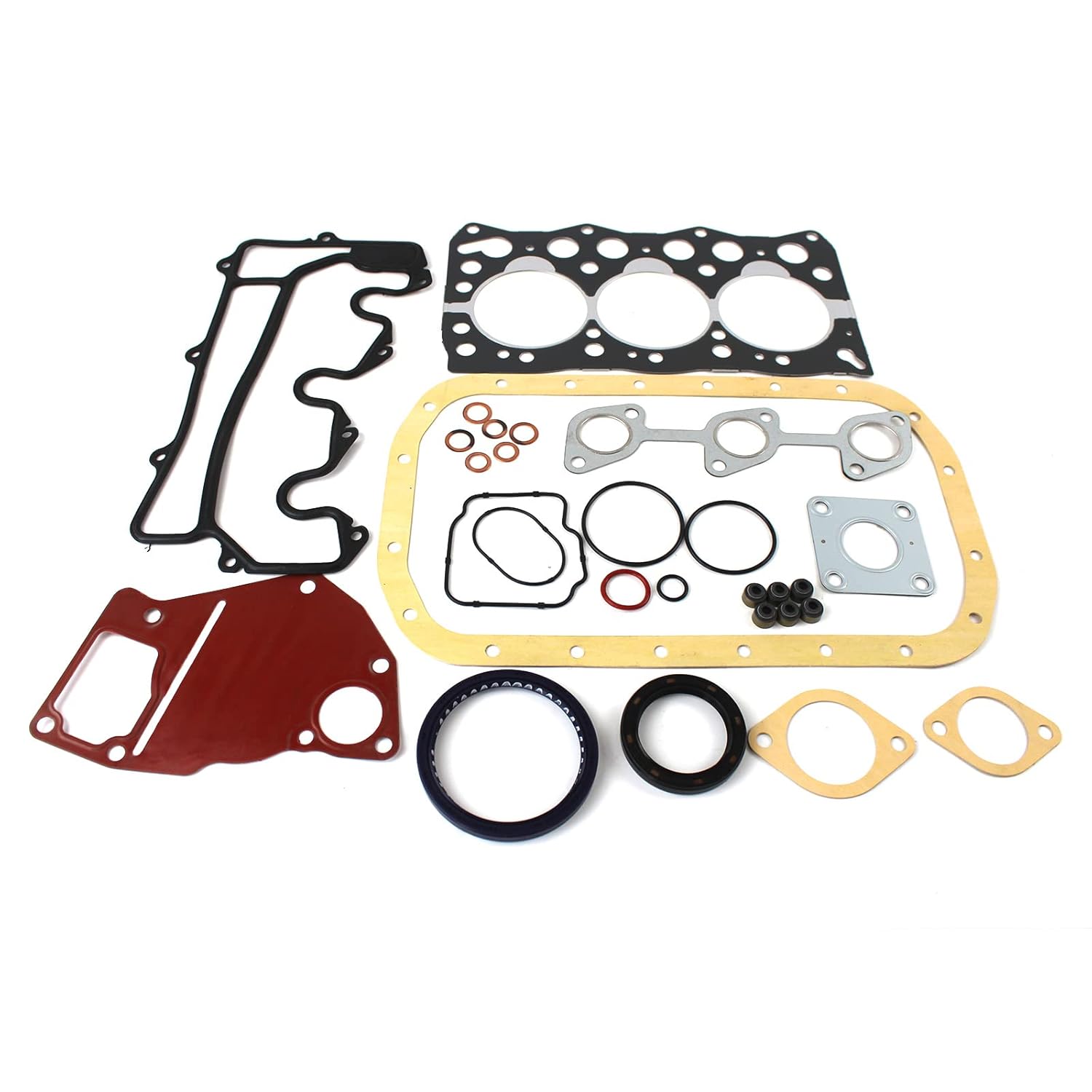 3LD1 Engine Gasket Kit with Head Gasket Full Gasket Set for Isuzu 3LD1 Engine for Hitachi Daewoo IHI Furukawa Excavator Denyo Generator SDG12 Engine Repair Aftermarket Parts
