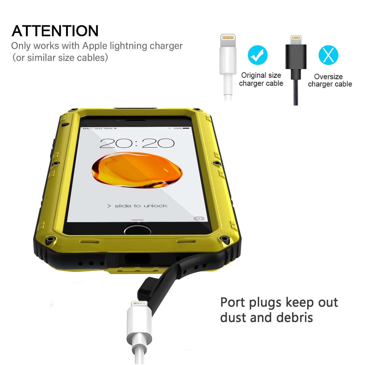 Green Screen IPhone XR Waterproof Case, Seacosmo Full Body