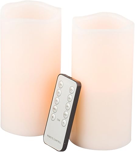 Gerson - Juego de velas LED sin llama (2 unidades, 6.0in)