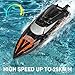 Cheerwing Skater RC Boat, Self-Righting Remote Control Boat 25km/h High Speed Racing Boats Toys for Pools & Lakes, 2 Batteries