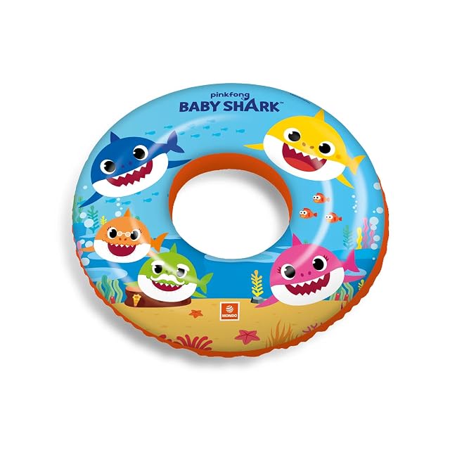 Mondo Toys - BABY SHARK Swim Ring - Flotador Hinchable para bebé - Flotante - Rosquilla Hinchable