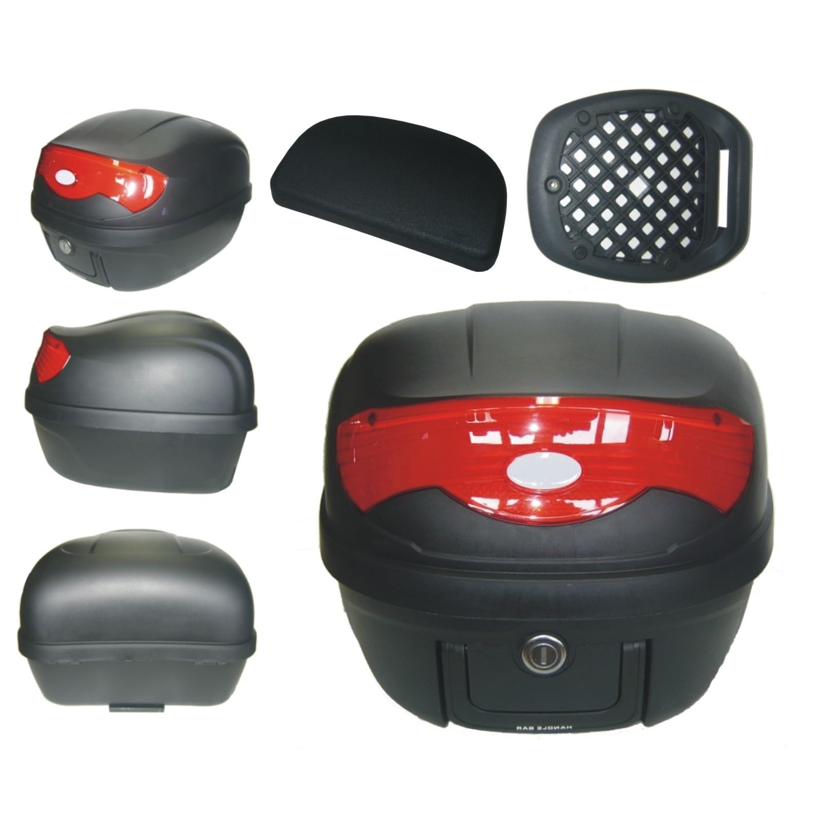 Top Case Walizka Bagażowa Motocykl Skuter Uniwersalny 29 lt evec Teczka NO Givi Czarna