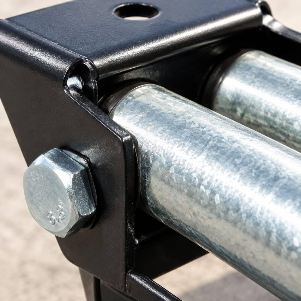 4-Rollen Seilführung für Seilwinde, 161mm Lochabstand Stahl-Seilfenster