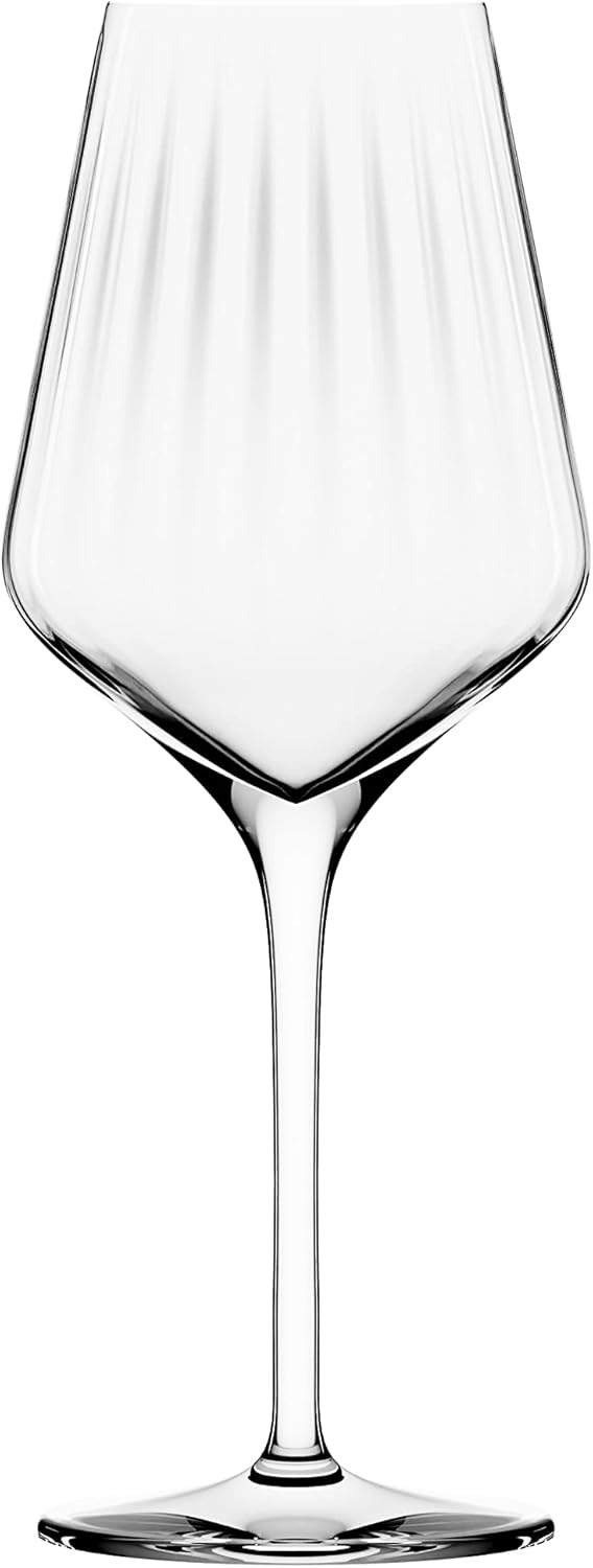 Stolzle Lausitz German Symphony Pair Burgundy Glass