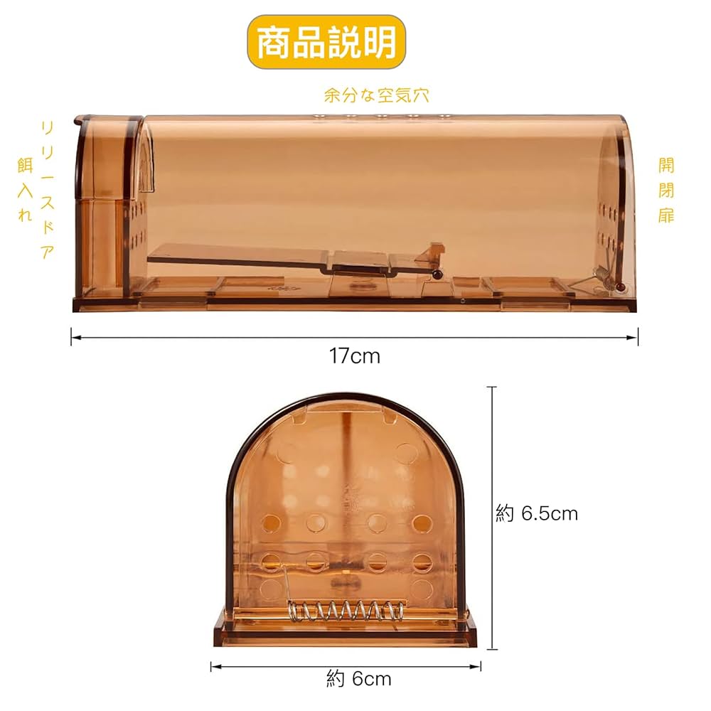 Amazon | BEYOURCHOI ネズミ捕り ねずみとり 踏み板式 ネズミ