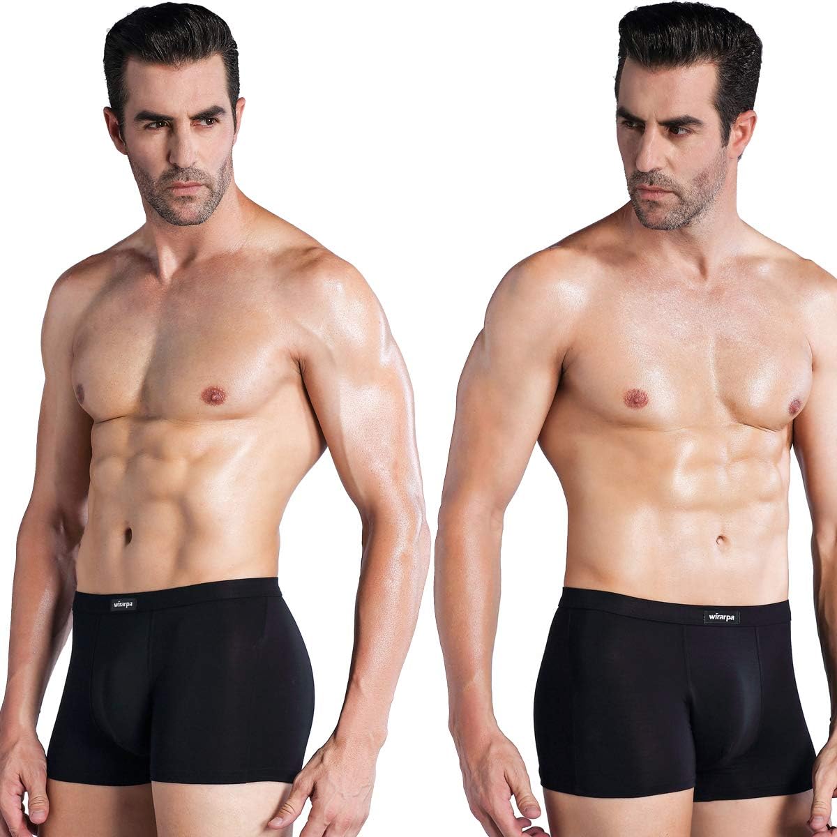 wirarpa Men's Breathable Modal Microfiber Trunks Underwear Covered Band Multipack - Image 4