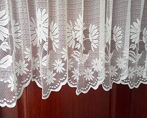 Molaxhome Sunflower Valance Curtains 62X19In,Window Treatment For Home Kitchen Cafe Bedding Living Dinning Bath Room Door Balcony Decor (White) #TOP3