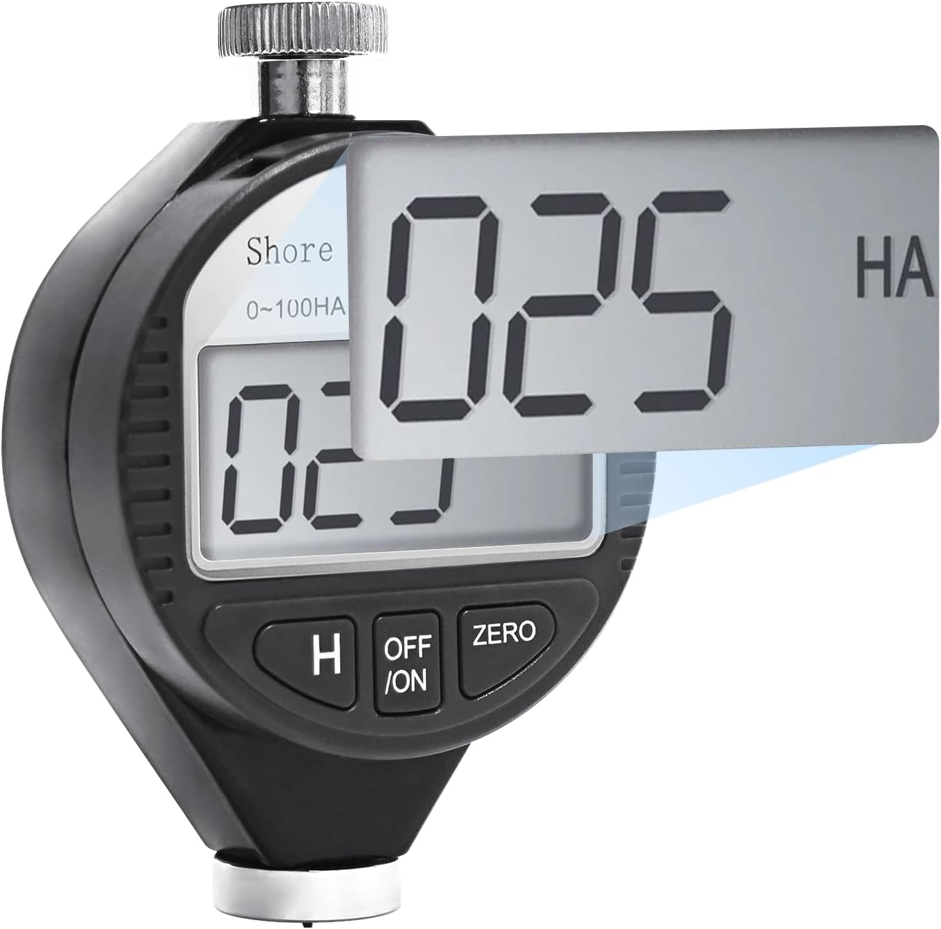 GAIN EXPRESS Compact Pocket Size Digital Shore A Hardness Meter Tester 1-100ha Durometer LCD Display