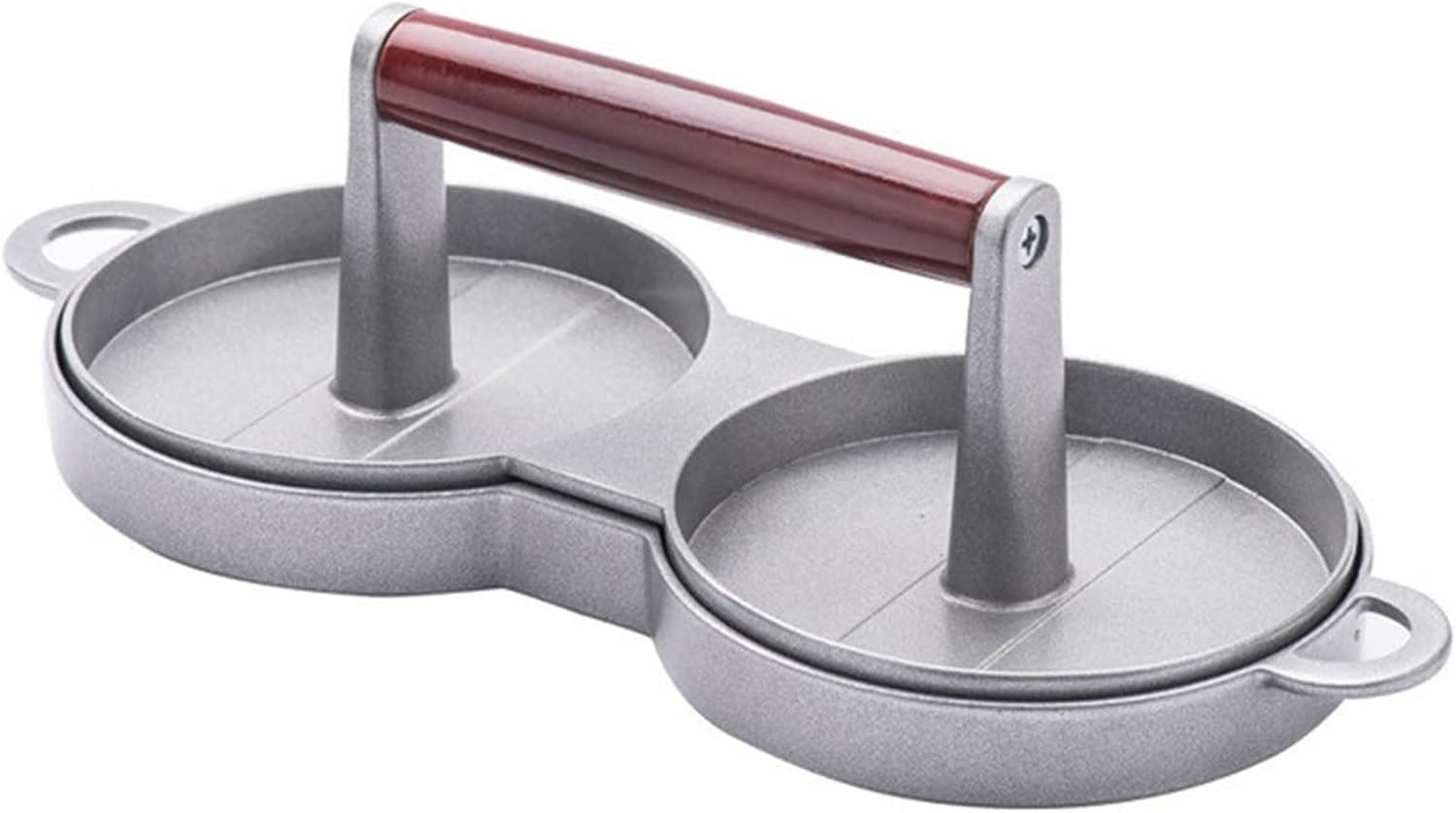 ハンバーガーメーカー 合金ハンバーガーメーカーハンバーガープレスラウンド形状の非スティックシェフカツレッツハンバーガー肉牛グリルバー