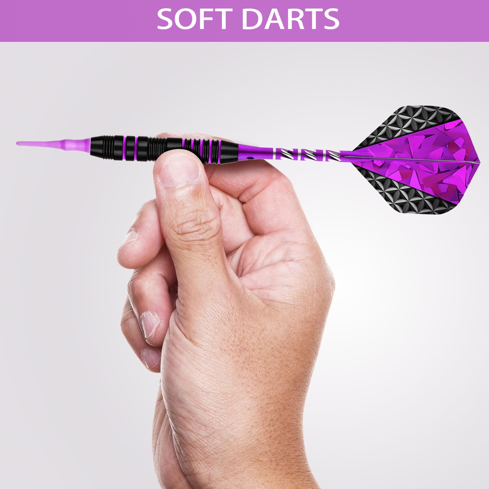 Dartpfeile mit kunststoffspitze, 3 Stück Profi Softdarts für elektronische dartscheibe Softdarts Dartpfeile mit Profi Softdarts dartpfeil