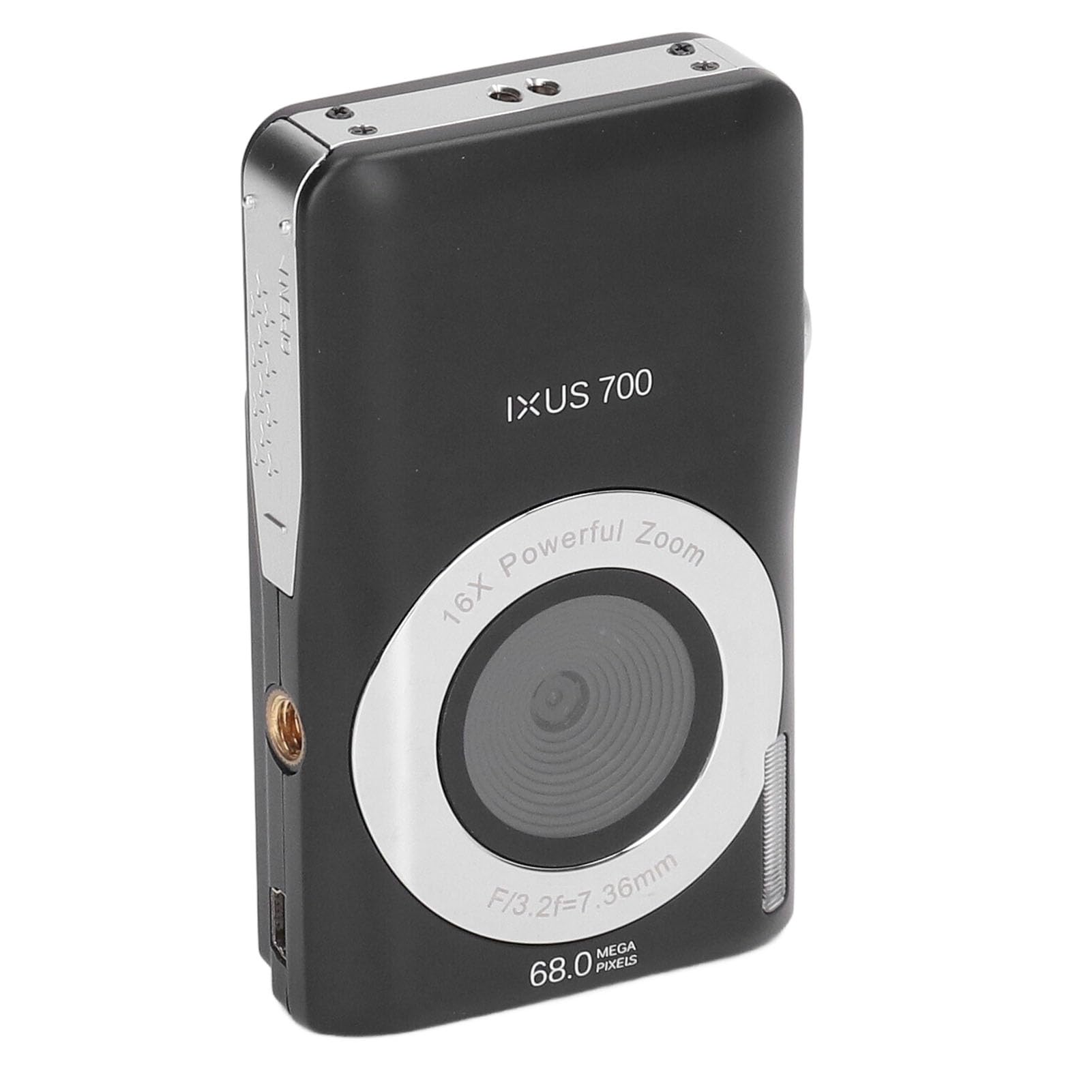 Appareil Photo Numérique 8K HD 68MP avec Zoom 16X, Minuterie, Filtre beauté, Appareil Photo Compact pour Adolescents, étudiants, Personnes âgées (Noir)
