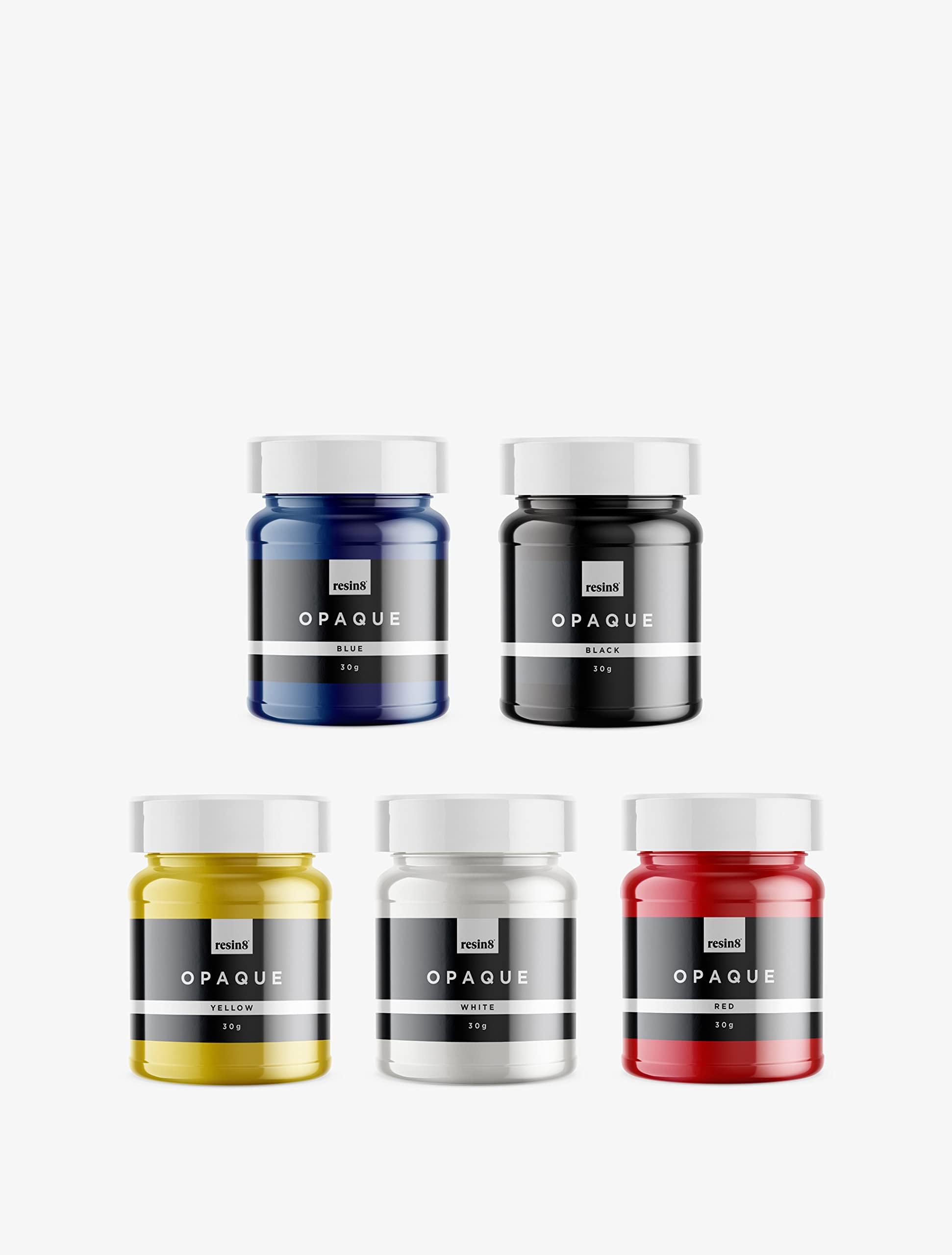 Opaque, Strong, Vibrant Pigment for Epoxy Resin - 5 x 30g - ESSENTIALS