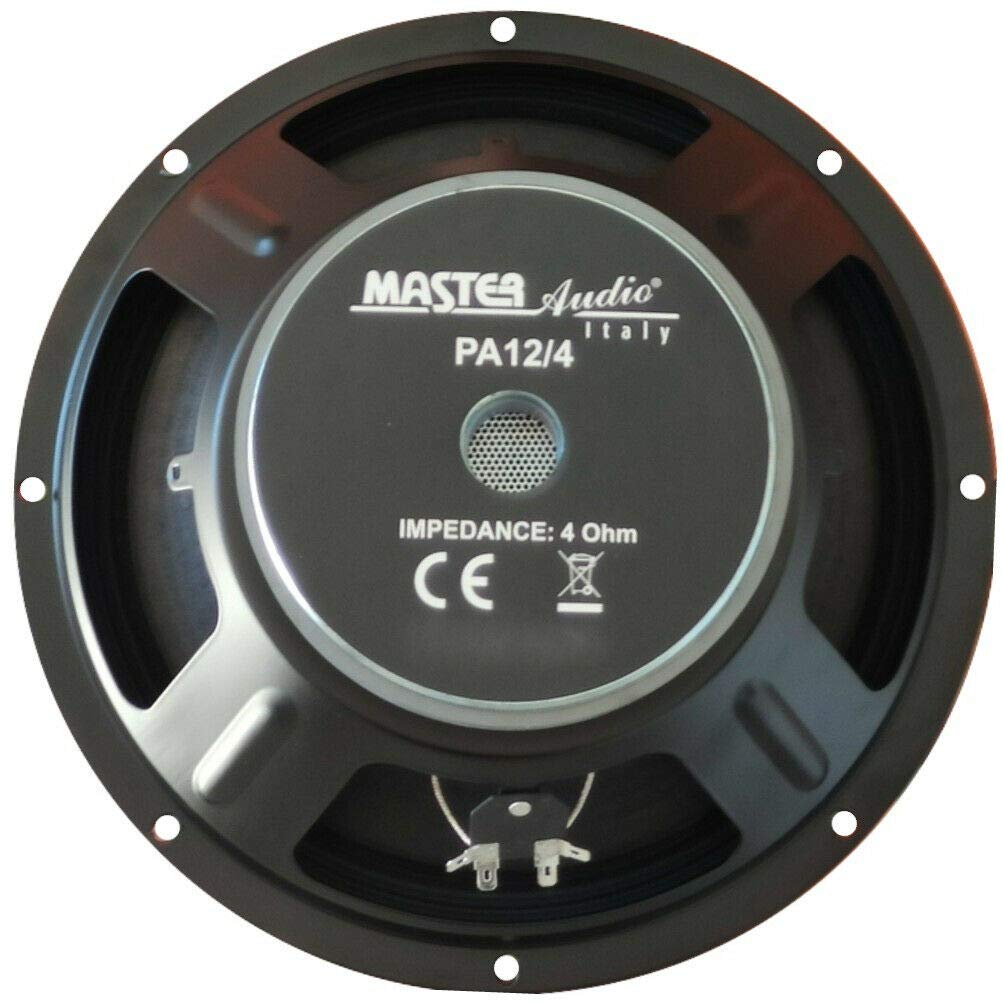 1 WOOFER MASTER AUDIO PA12/4 altoparlante diffusore da 30,00 cm 300 mm 12" da 440 watt rms e 880 watt max con impedenza 4 ohm sensibilità 95 db, 1 pezzo