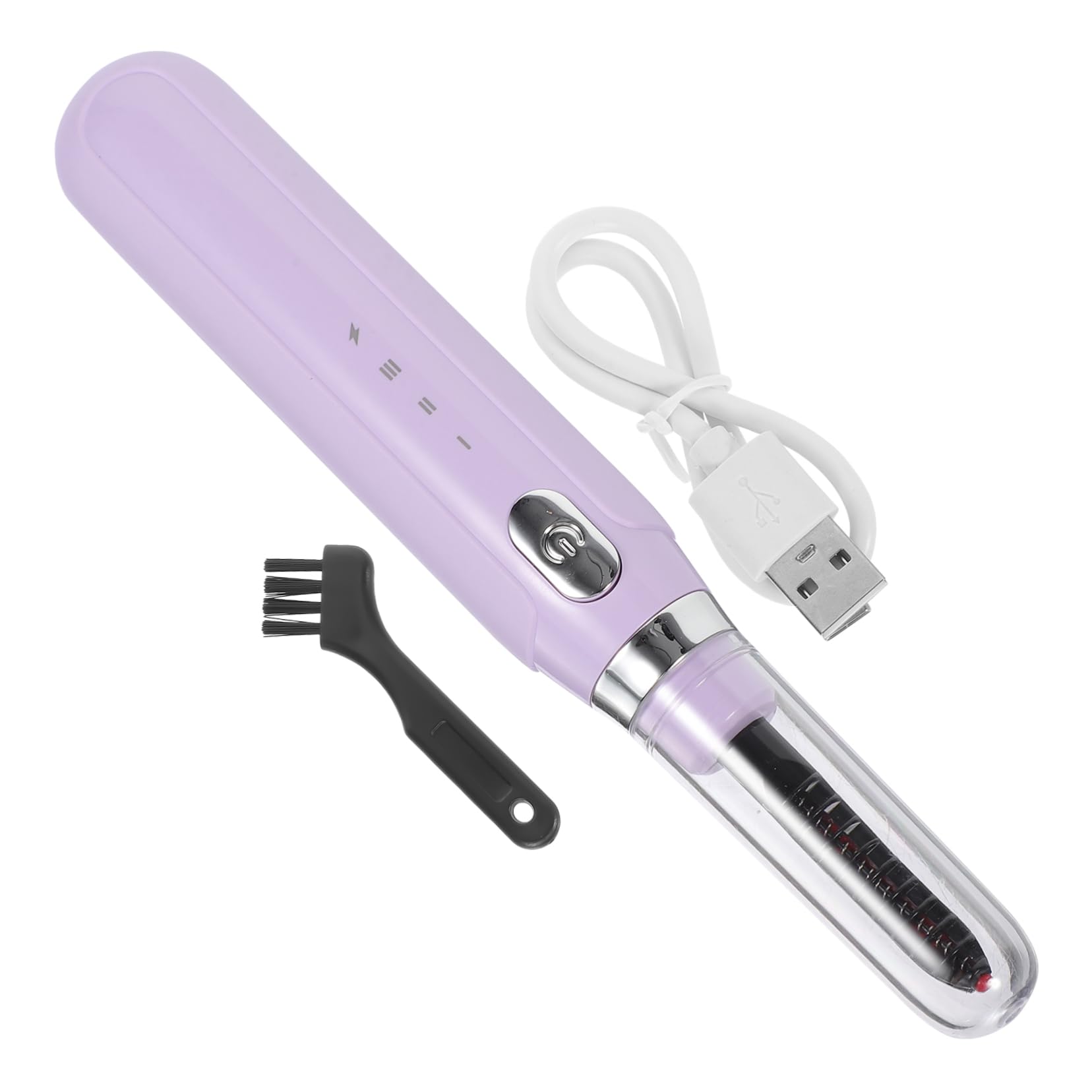 Healeved Electric Lash Curler Heated Lash Perm Portable Eyelash Heater Easy Operation Curl Abs Material