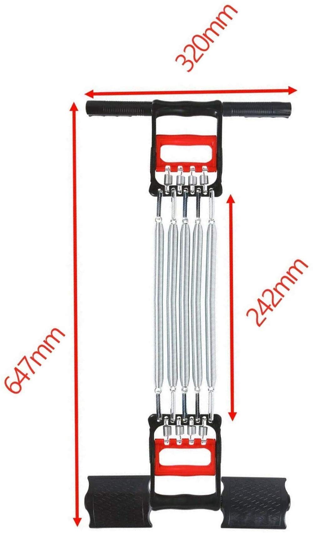 3 in 1 Spring Chest Expander Handgreifer Klimmzugstangen Männer Tension Puller Fitnessgeräte Muskeltraining Widerstandsbänder