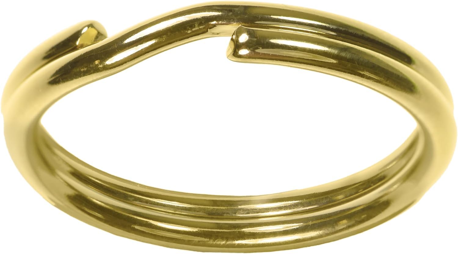 Large Split Ring 1.5 inch14K 1-Micron Gold-Plated (GP) Sterling Silver Jewelry Connector ID: 25mm OD: 30mm Outer Diameter Classic Style SKU tw618-982v