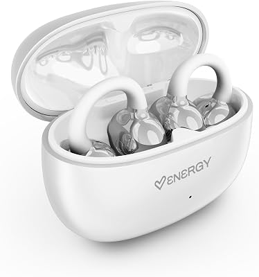Energy Sistem ChicPods Auriculares Inalambricos Bluetooth Premium Insonorizados Open Sound 23H Bateria ENC Cascos con Cancelacion Ruido en Llamadas IPX4 Resistentes al Agua True Wireless Blanco