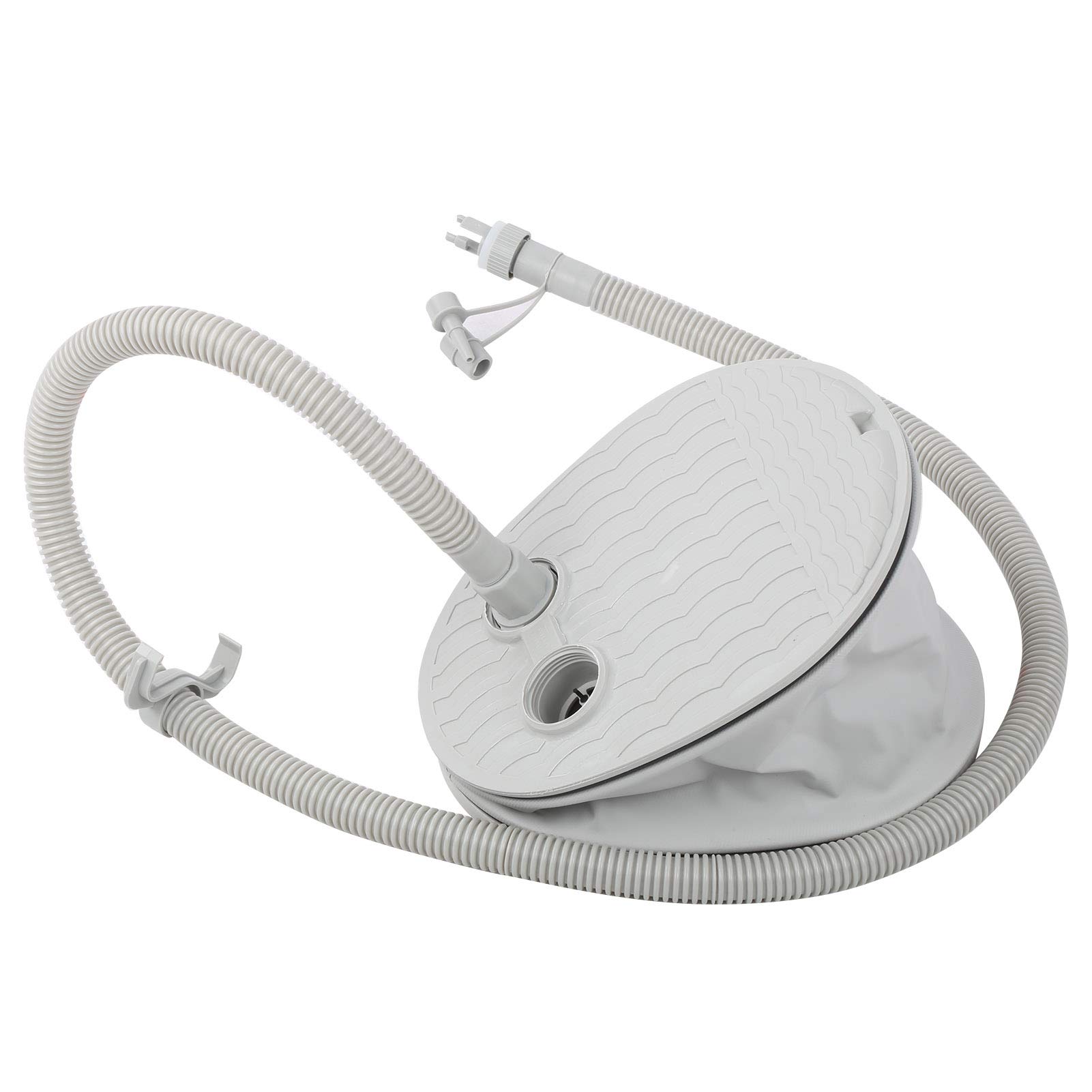Changor Pompka Nożna XL Przenośny Inflator z dyszą do Pontonów, Przenośna i Szybka Inflacja do Aktywności w Wodzie, PVC + Plastik, 11x8,7 Cala
