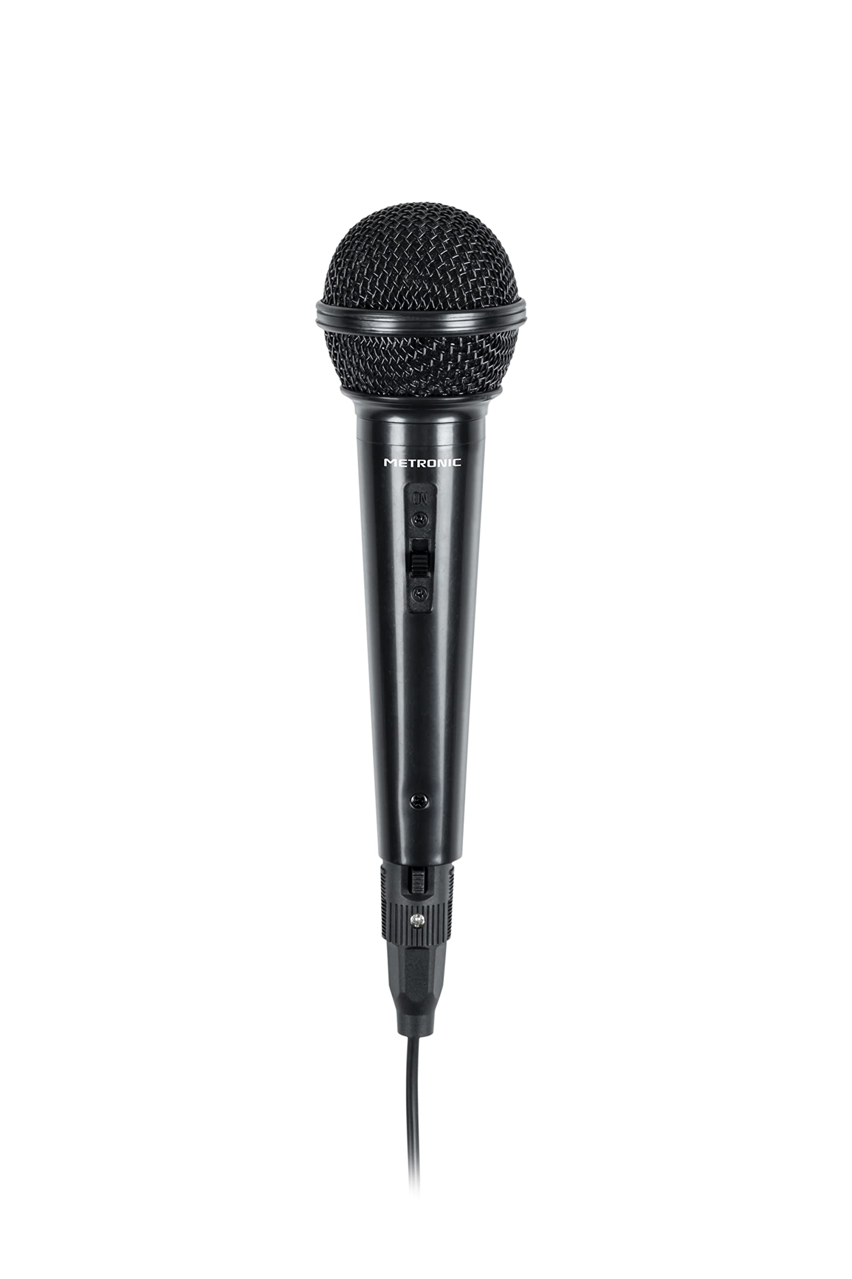 Metronic 477182 Enceinte Portable Bluetooth puissante 600 W Party XL, LED Lights, USB, MicroSD, 2 entrées pour Micro, AUX-in, télécommande, poignée de Transport, Micro Inclus, Noir