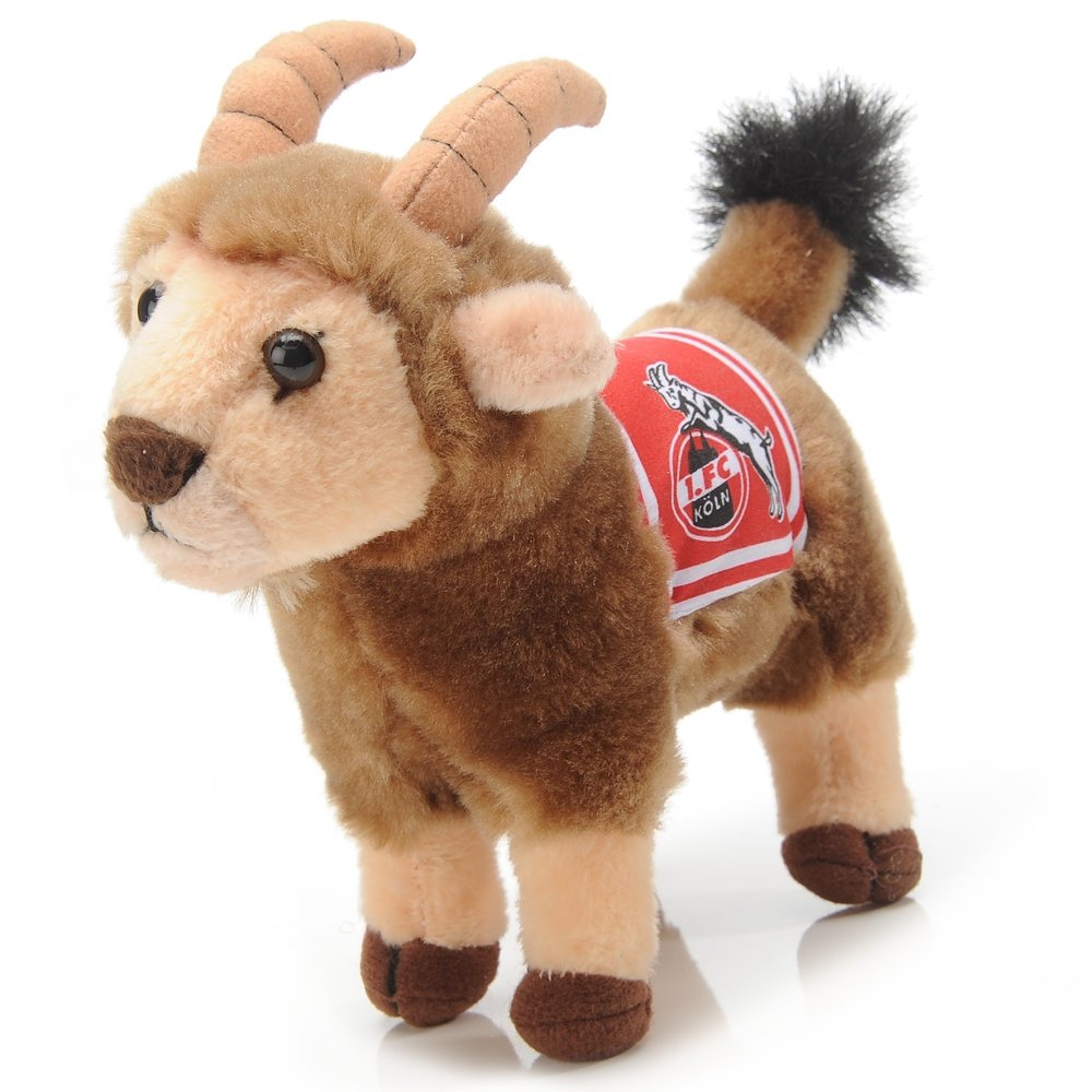 MASKOTTCHEN PLÜSCH HENNES 17 cm 1. FC KÖLN