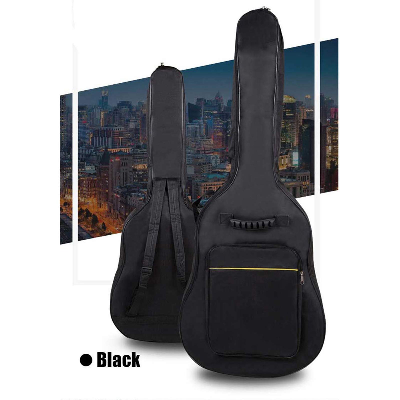 Perfeclan Tracolla Regolabile per Zaino Da 36 Pollici per Chitarra Classica Elettrica/Acustica