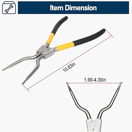 Miniatura 5 de 383EER4004A Lavadora Herramienta de Expansión de Expansión de Resorte InteriorExterior Para Arranque de Puerta 4986ER0004FBG, Para LG y Samsung