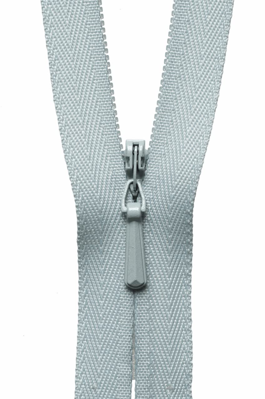 Ykk Grey 8"/ 20Cm Concealed Zip: Pale