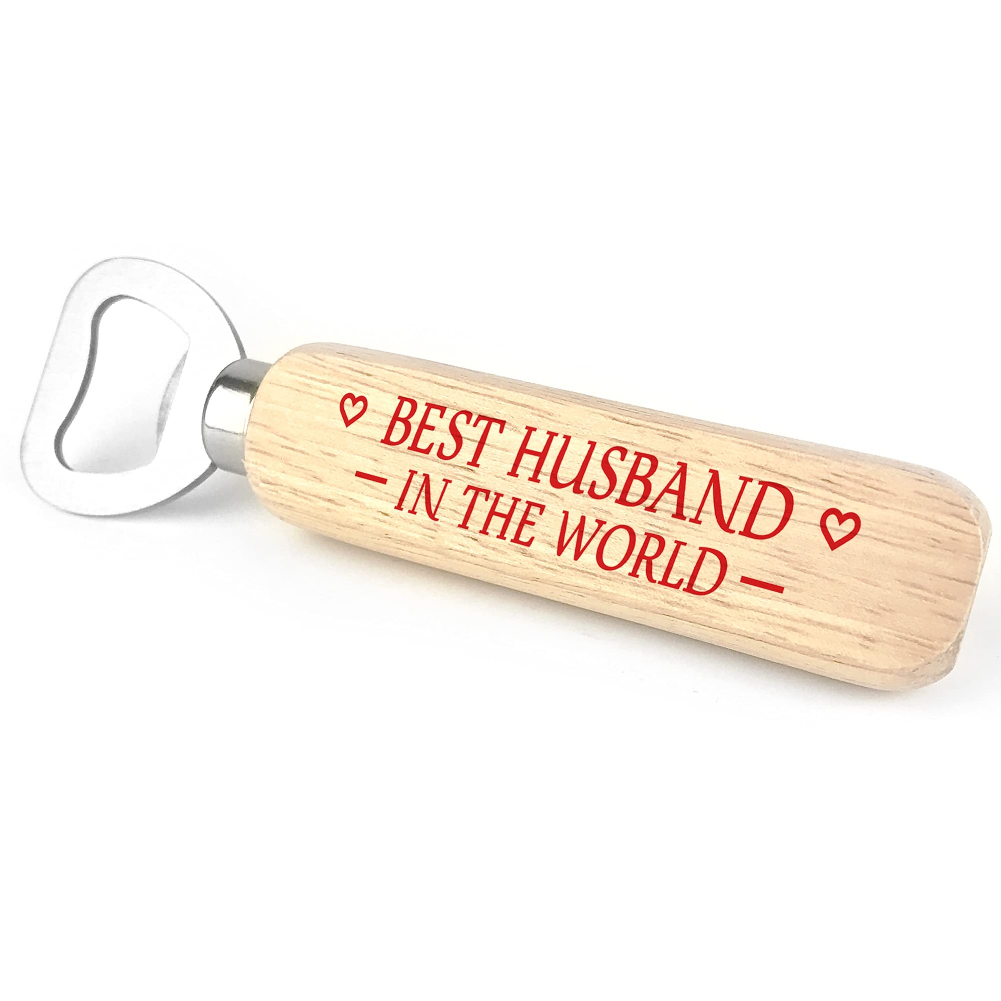Novelty Best Husband Gift for Valentines Anniversary Bottle Opener Alcohol Gift for Him